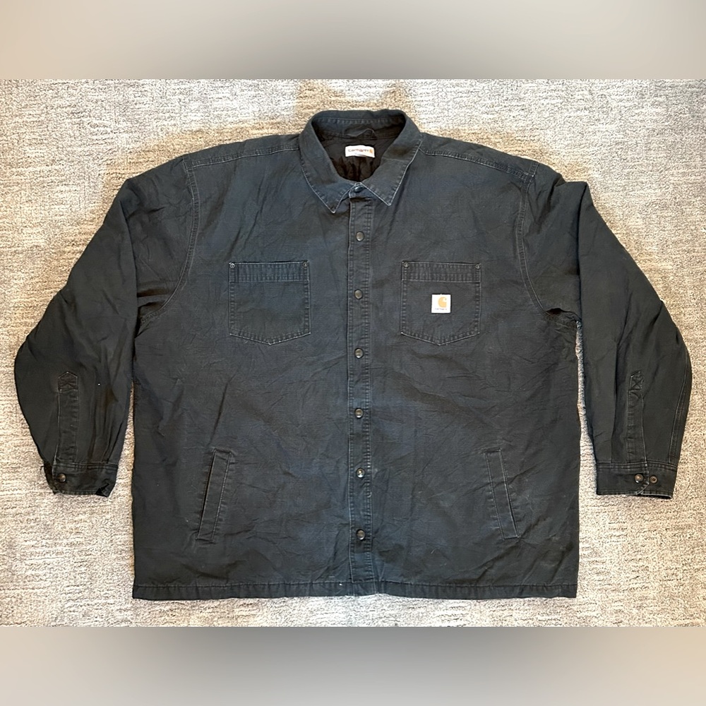 Carhartt Black Lightweight Shirt Jacket